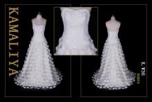 moden strapless goddess wedding dresses