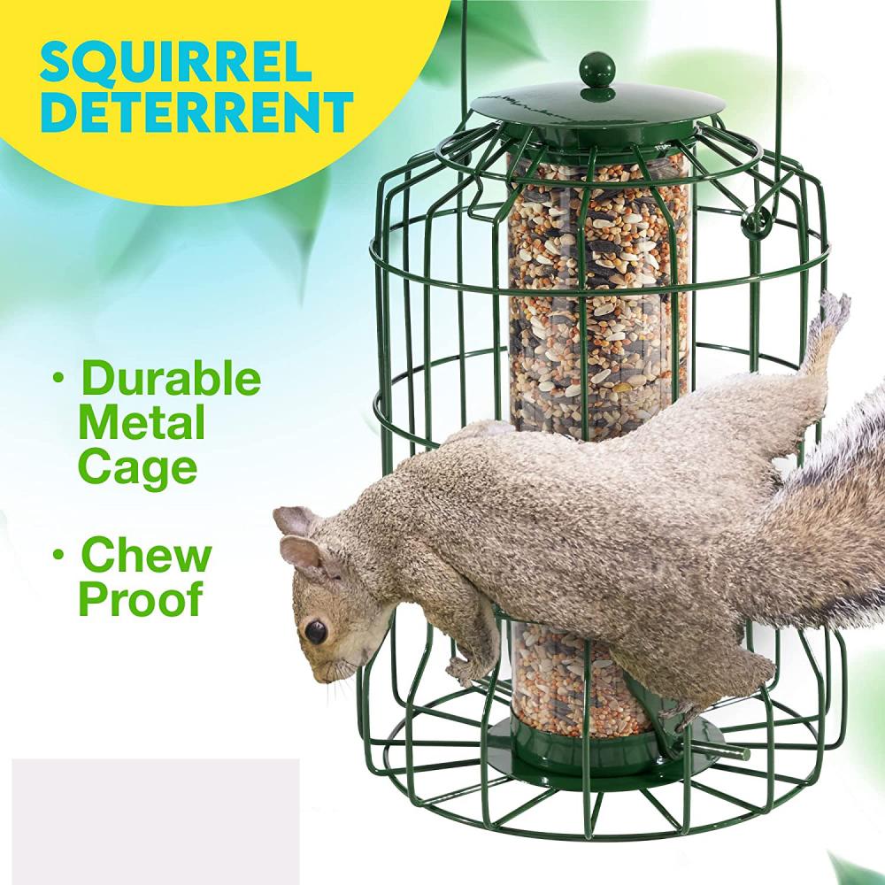 Premium Grade Steel Caged Tube Wildbird Feeder