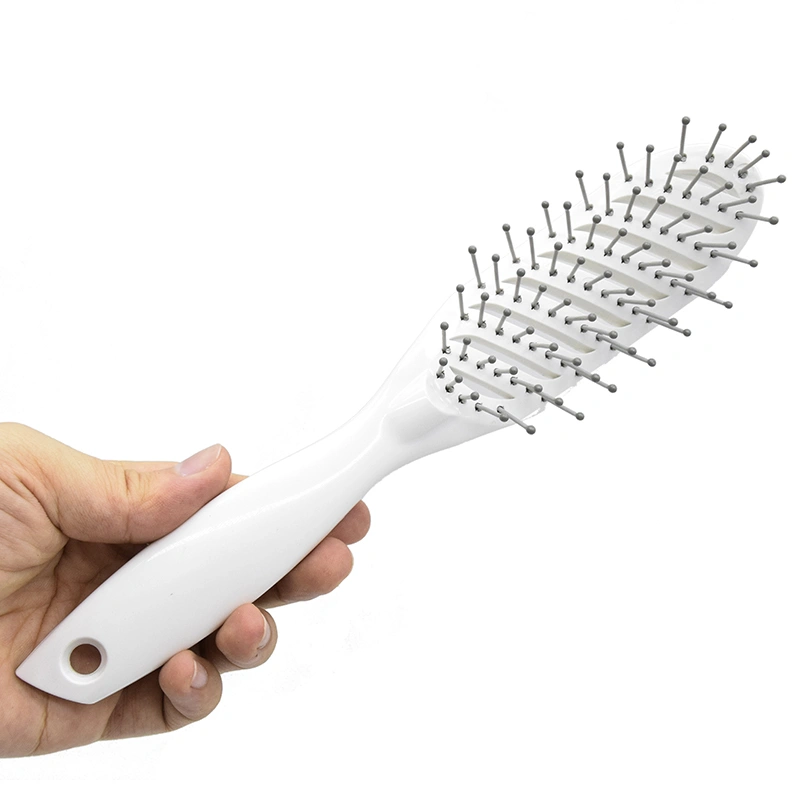 Wholesale Salon Hairdressing Wooden Paddle Hair Brush Hair Extension Comb Plastic Hair Massage Brush