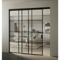 Black Aluminum Frame System Sliding Door Soundproof