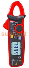 Mini Clamp Multimeter, AC/DC/Resistance/Capacitance Clamp Meter, True RMS 200A, UT210E