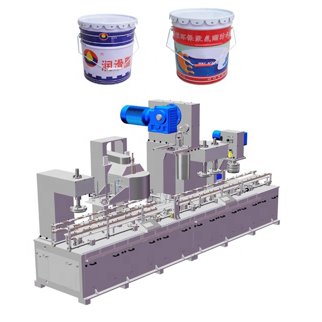 10-25L Conical Tin Box Can manufacturing machine Pail bucket production line