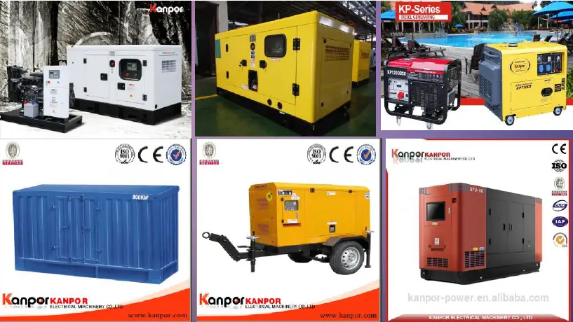 500kVA 400kw Prime Power Open Type with Perkins Diesel Generating Set