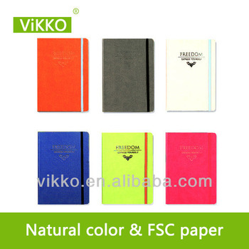 Moleskine bright color notebok with pocket