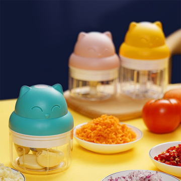 100ml Electric Garlic Masher Durable Mini Crusher Chopper USB Charging For Crushed Garlic Crushed Ginger Crushed Fresh Chili