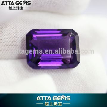 Lab Created Amethyst 16x12mm synthetic large amethyst crystal