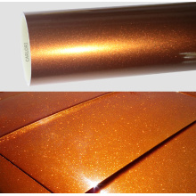 Metallyske diamantgloss Gold Car Vinyl Wrap