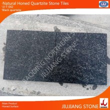 black decorative wall quartzite tile