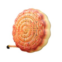 Customized 2m Diameter Outdoor Advertising Simulation Moon Cake Inflatable Model for Sale