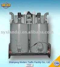 vertical twin cylinder thermoplastic pre heater
