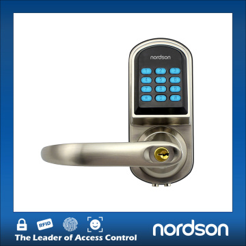 left hand electronic keyless code door lock , unlock with code, MF and mechanical key