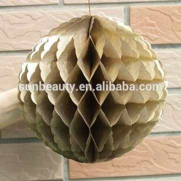 Gold Honeycomb Ball Paper Ball Lantern