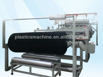 Geocomposites machine, plastic machine