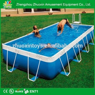 Durable PVC tarpaulin aboveground swimming pools