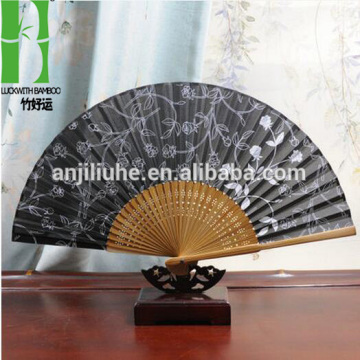 2016 high quality decorations promitional gifts japanese silk hand fan