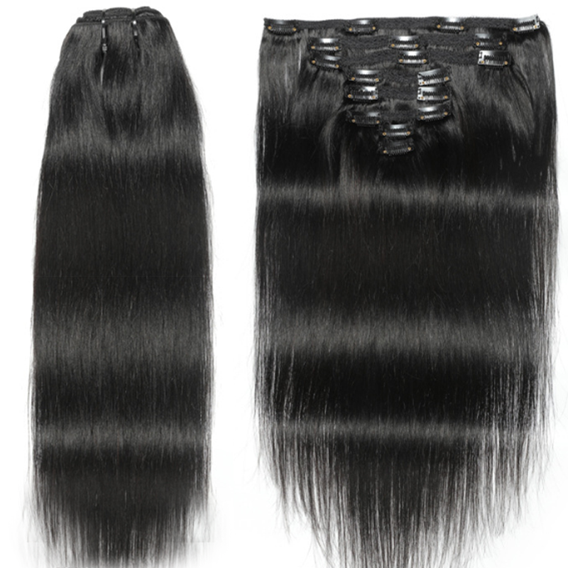 original Brazilian clip in hair extension wholesale,120g blonde 1b/4/27 afro kinky curl clip in human hair extensions