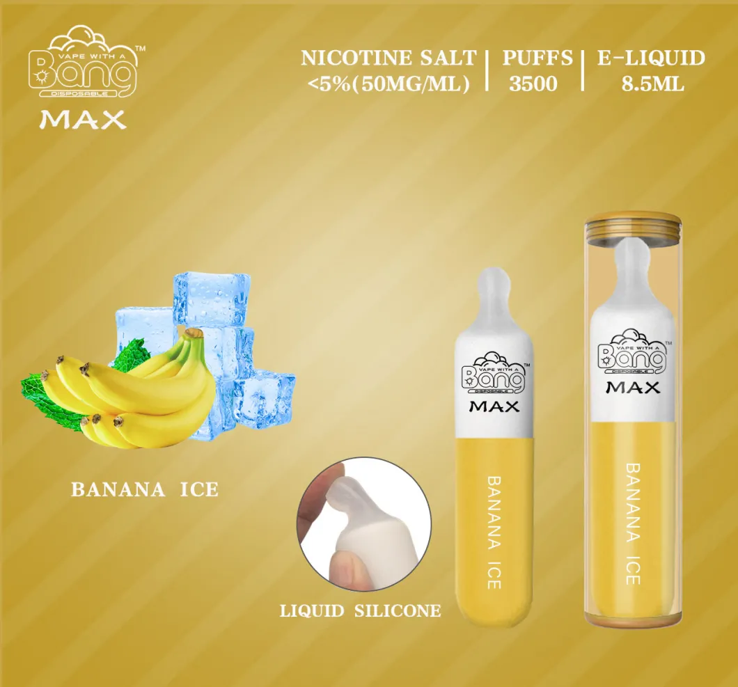 1400mAh Bang Max with 3500 Puffs, Fruits Series Pre-Filled Pod Vape Pen with 8.5ml