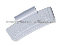 Zn clip on wheel weight for truck