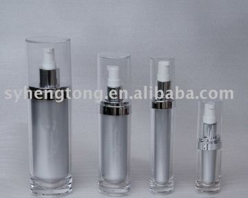 Acrylic cosmetic bottle packaging