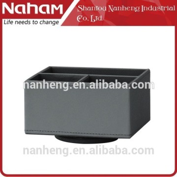 NAHAM Leather Multifunction TV Remote Control Holder