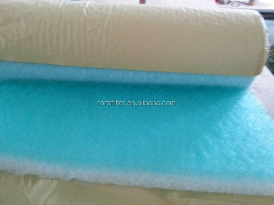 Glass Fiber Mats Glass Fiber Filter Paint Stop Filter 1" / 2" / 3" / 4" Spray Booth Floor Filter Fiberglass