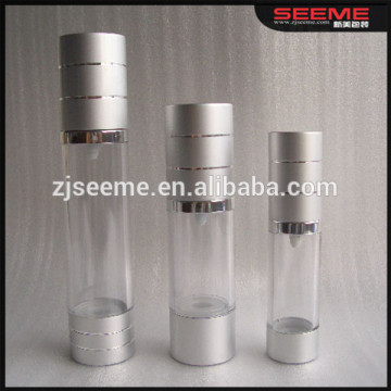 50ml airless pump bottle airless bottle silver