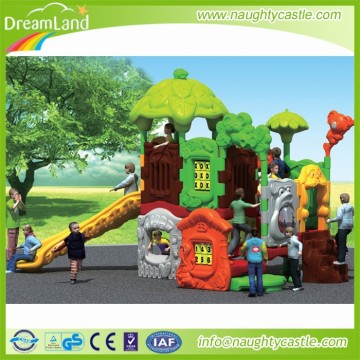 Children plastic play structure for small yards