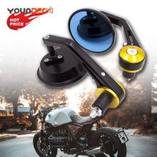 Universal Fit Blue Series Motorcycle Bar End Mirrors