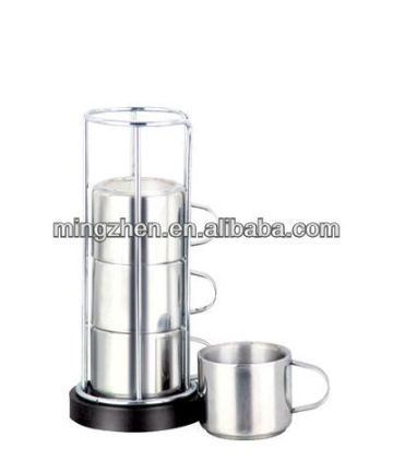 10oz stainless steel nescafe coffee mugs