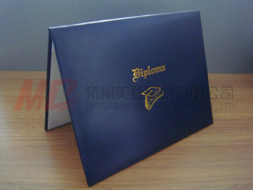 Smooth Leatherette Certificate Folder