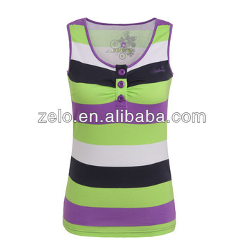 2015 ladies sleeveless summer vest girls sleeveless t shirt