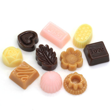 Random Mixed Type Candy Cookies Beads Charms Handmade Decoration Cabochon Phone Shell Ornaments