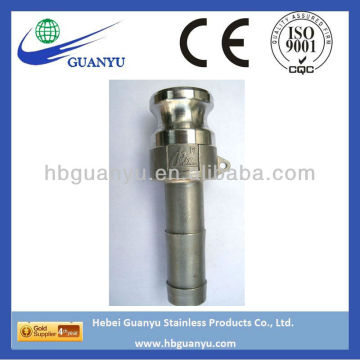 stainless steel quick coupler E: Adapor Hose Shank