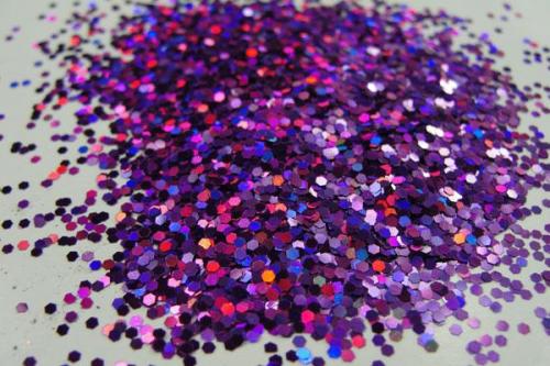 Glitter Purple Laser