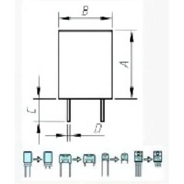 Het försäljning bulk radiell kondensator bly skärmaskin