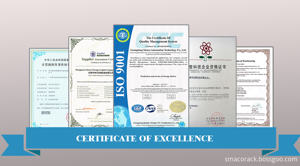 CERTIFICATE OF EXCELLENCE