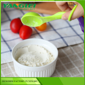 Measuring Spoon Plastic Teaspoon Scoop Tablespoon Utensil Kitchen Tool 5 Pcs