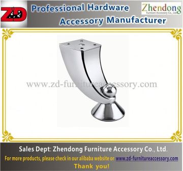 Metal Table Sofa Leg, Metal Sofa Leg, Metal Furniture Leg ZD-C002