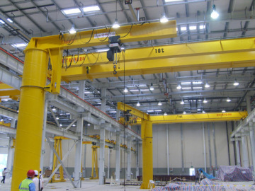 360 degree workshop electric jib crane