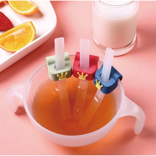 Baby Universal Straws Crown Silicone Baby Drinking rietjes