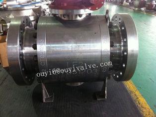 10 Inch LF2 Forged Steel Ball Valve 600LB Flanged Trunnion