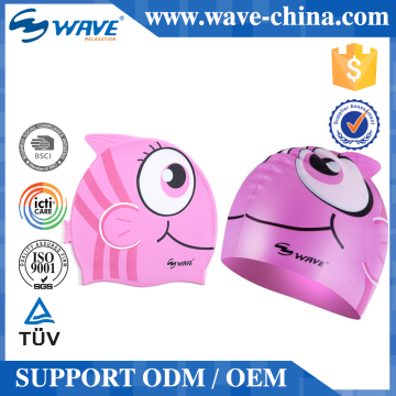Children Silicone Swim Cap Funny Swimming Cap Silicon
