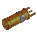 สัญญาณ D-SUB COAXIAL ติดต่อหญิงแนวตั้ง