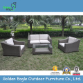 Patio Outdoor Miwwelen Rattan Gaart Sofa Luxus Sofa