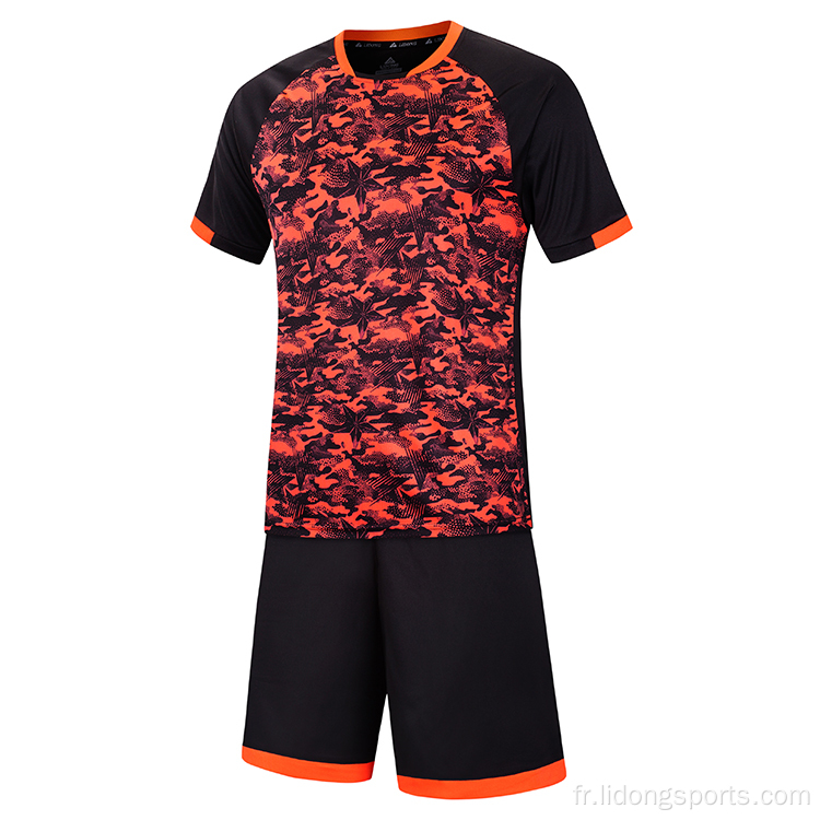 Nouveau design maillot de football sublimation bon marché