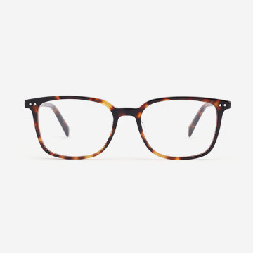 Rectangular D-Frame Acetate Unisex Optical Frames 21A3114