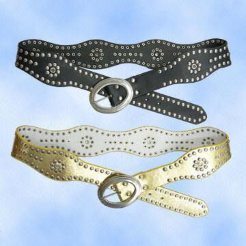Studded PU Belts in Different Colors