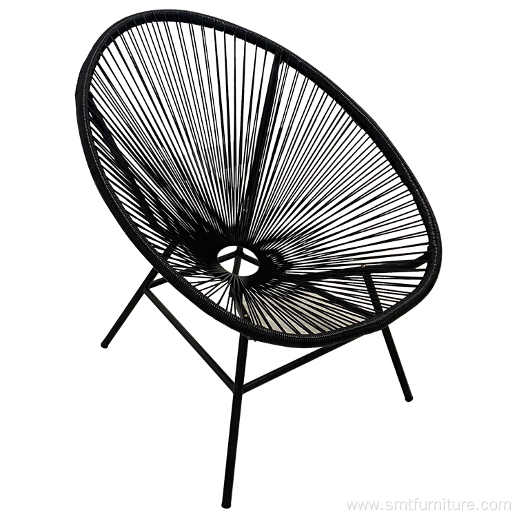 Steel Frame+PE rattan Chair