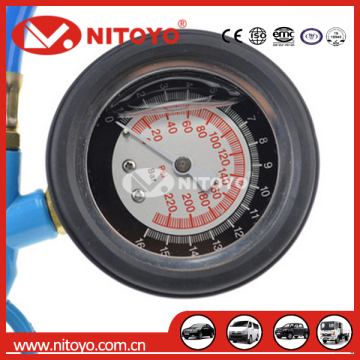 NITOYO tyre guage dial tyre guage with hose