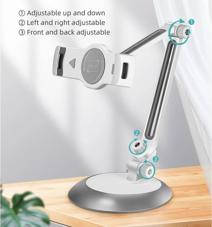 Adjustable Tablet Desktop Stand Mobile Phone Holder for iPhone iPad